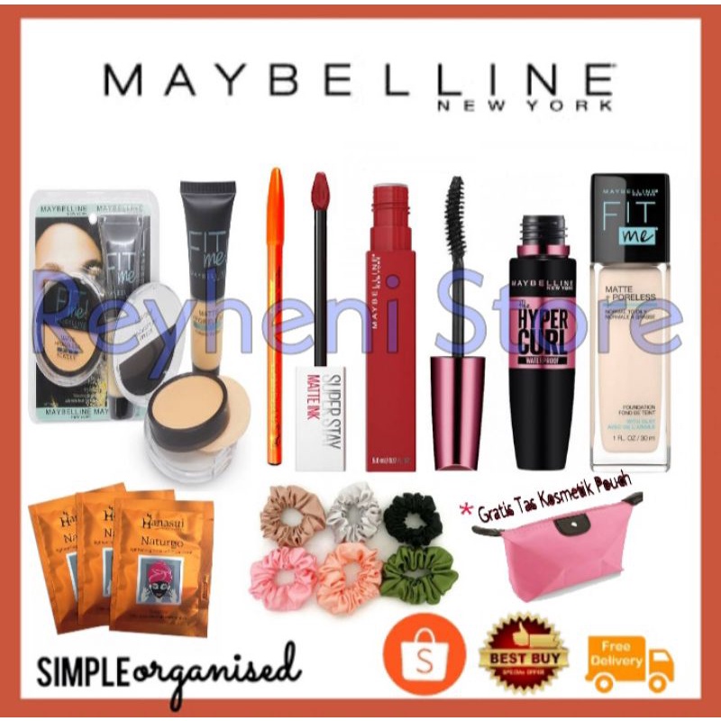 Maybelline - Make up - make up set - paket make up - Paket Makeup Lengkap - Paket kosmetik - paket k