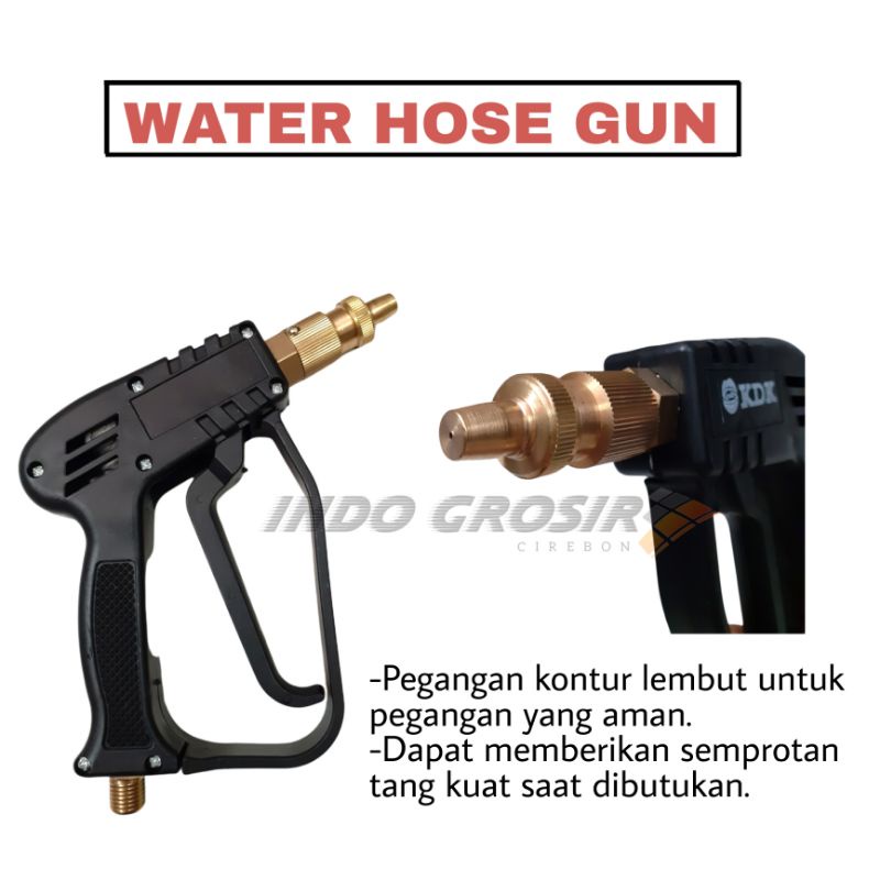 KDK Water Hose Gun Semprotan Jet Cleaner Pendek