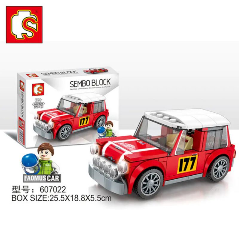 Bricks Sembo Block Famous Cars BMW Mini Technic