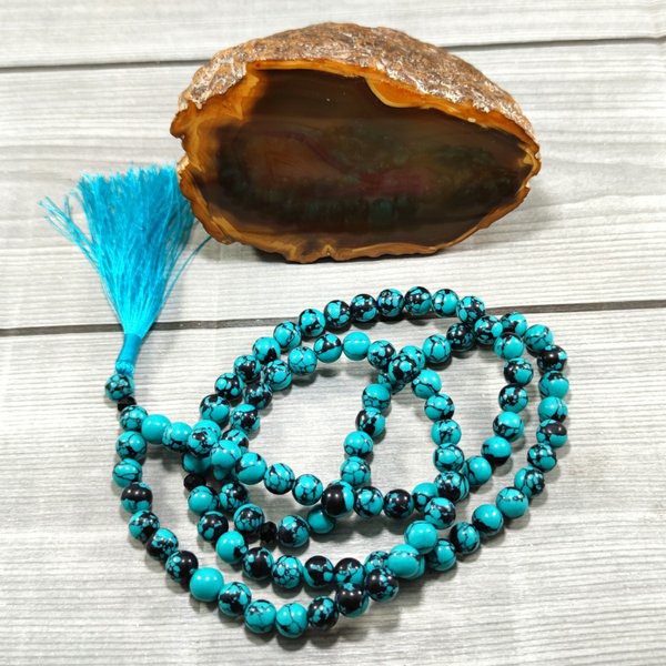 Tasbih Natural Batu Alam Pirus Turquoise Original