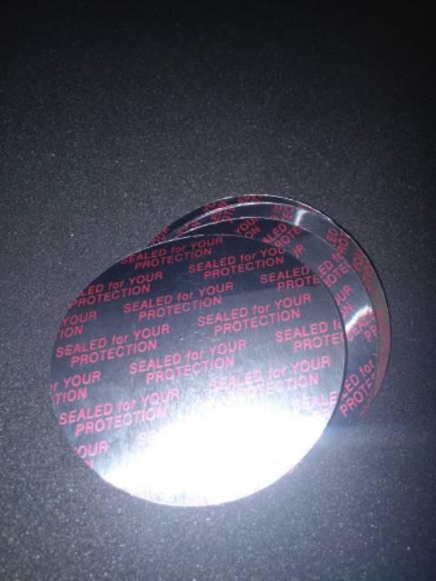 Segel Alufoil Pet Diameter 87 Mm Isi 100 Pcs (setrika)