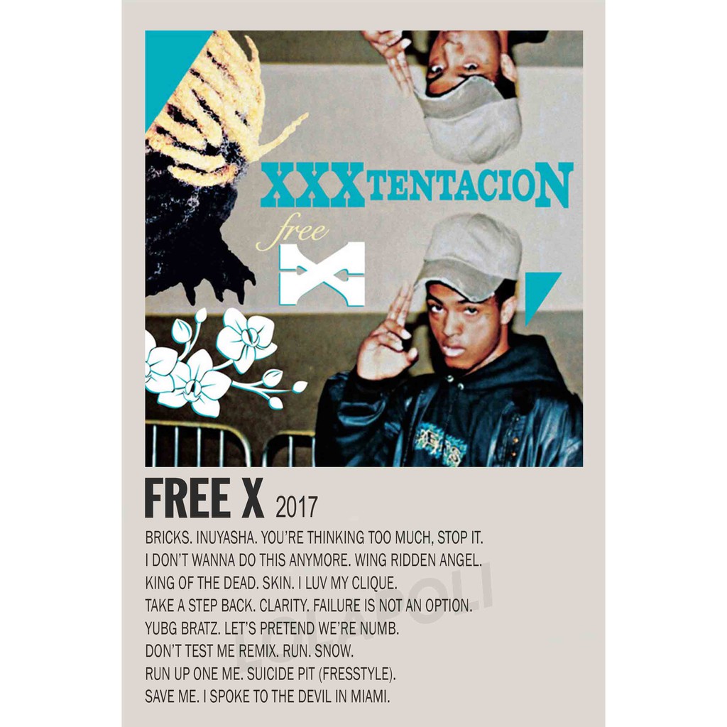 Poster Cover Album Free X - XXXTentacion