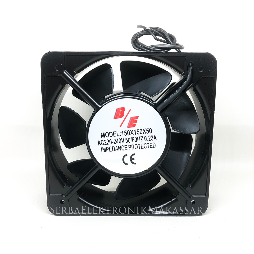 Kipas Panel Fan AC 220volt 15cm B/E