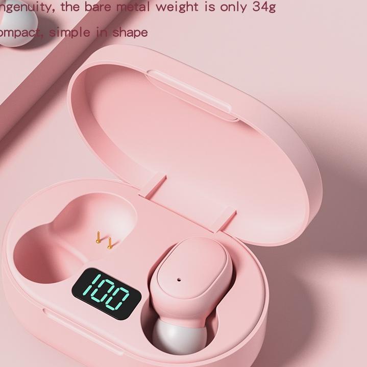 OWIRE TWS Earbuds E6S Wireless Bluetooth HeadsetWirelessBluetooth V5.1 HIFI Earphones LED Display Ch