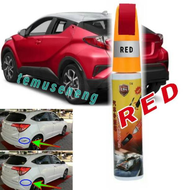 

SPIDOL CAT MOBIL MOTOR WARNA MERAH RED METALIK PENGHILANG BARET LECET NODA BODY PEN PAINT FIX IT (KO