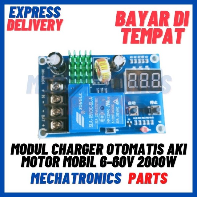 [PSU-9045] MODUL CHARGER OTOMATIS AKI MOTOR MOBIL 6-60V 2000W