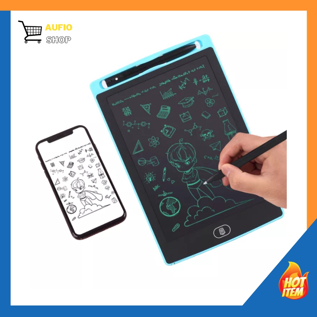 LED Writing / Drawing Tab tablet 8.5 inch Papan layar Hapus tulis mainan Anak Sekolah Edukasi Gambar melukis Lukisan