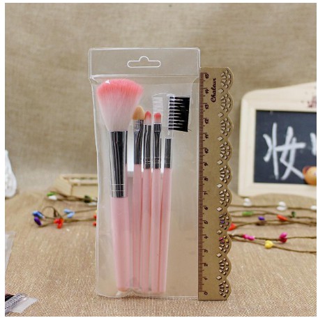 (FY) COD Make Up Brush H71 Set 5 in 1 Packingan Tas / Make Up Tools / Brush / Kosmetik FY