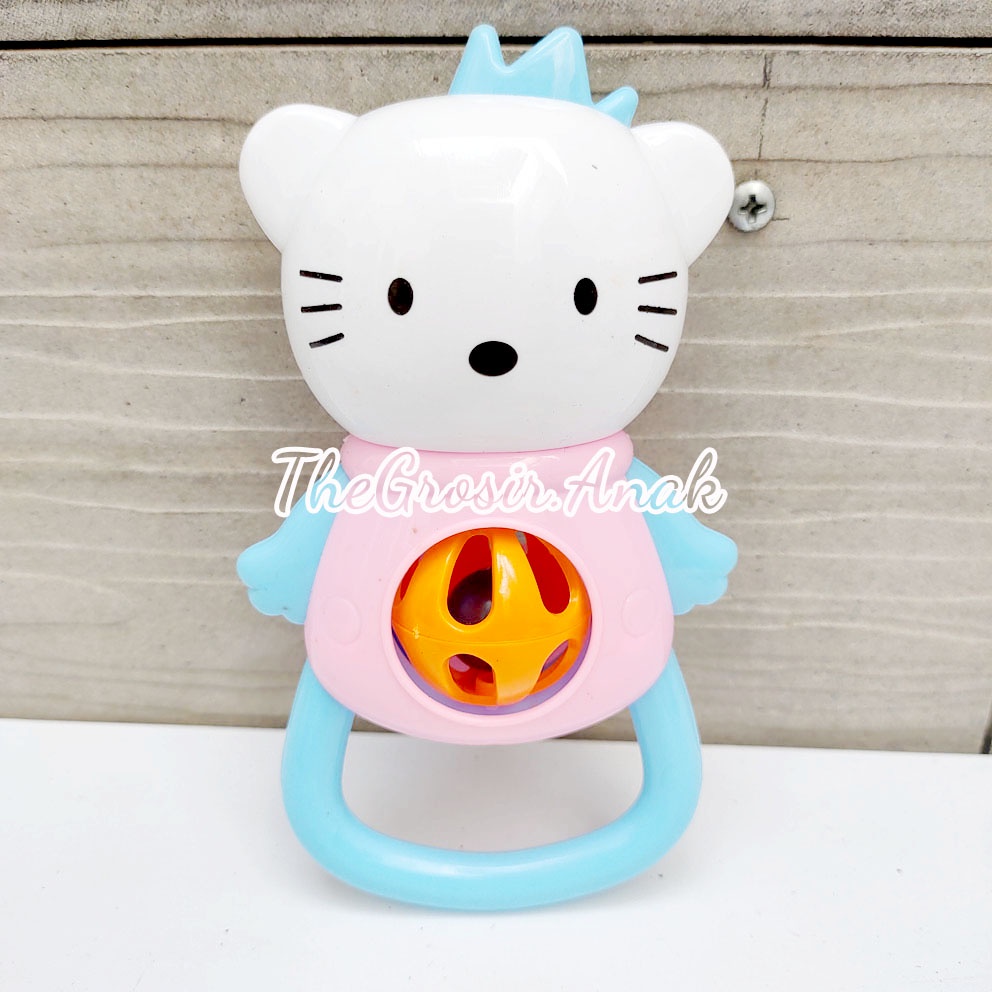 Kerincingan Hello Kitty 6868-3A Mainan Rattles Rattle Bayi