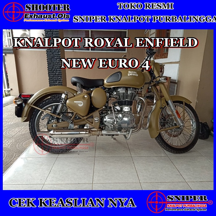 Knalpot Royal Enfield Royal Enfield 500 350 Black Series