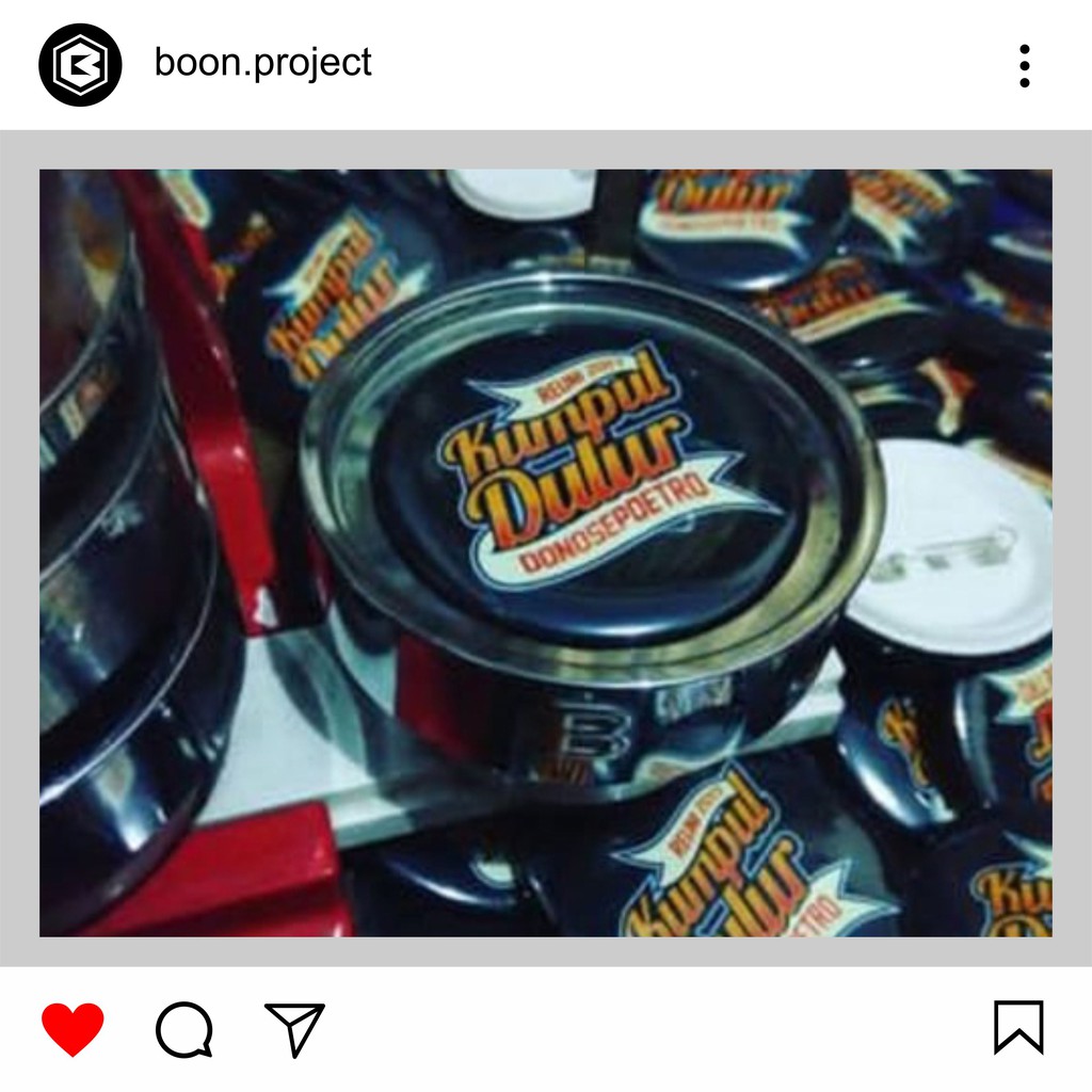 

PIN PENITI Custom 44mm/58mm Laminasi Doff/Glossy