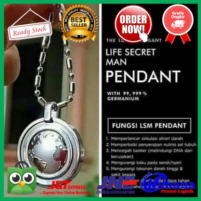 Life Secret Man LSM MCI kalung kesehatan Kalung MCI Pendant MCI TOKO MCI DISTRIBUTOR MCI