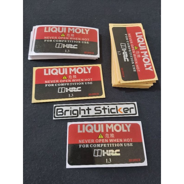 STICKER STIKER HUGGER AIRBLADE LIQUI MOLY HRC PRINCUTT