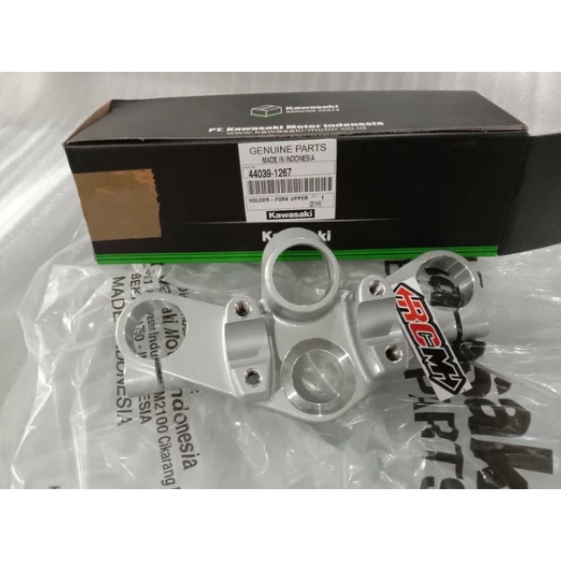 SEGITIGA TENGAH ATAS T ATAS HOLDER FORK UPPER CROWN HANDLE HANDEL NINJA 150 R 2T 2TAK 2 T 2 TAK ORI ORIGINAL KAWASAKI KGP ASLI 44039-1267