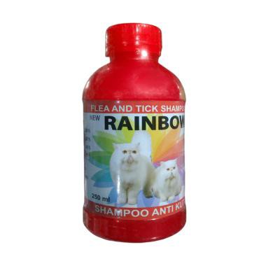 Shampoo Kucing Rainbow Sampo Kutu Anti Tic &amp; Flea melembutkan bulu