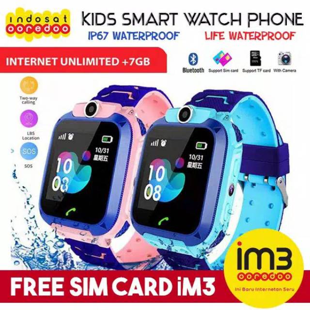 Smartwach Q12 kids  tahan air android