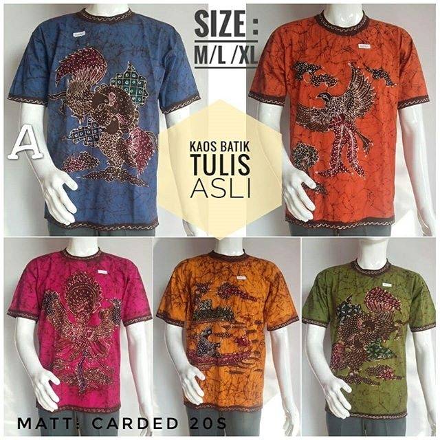  KAOS  BATIK  TULIS PEKALONGAN KAOS  BATIK  PEKALONGAN Kaos  