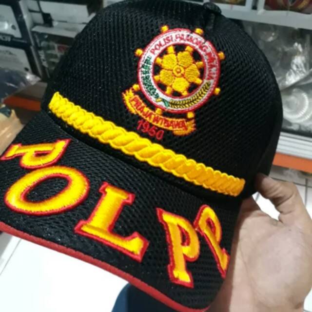 TOPI POL PP HITAM