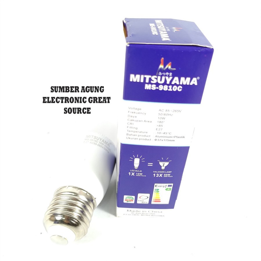 Mitsuyama Lampu Stik Stick MS9810C MS9810 10W LED Tube Lamp