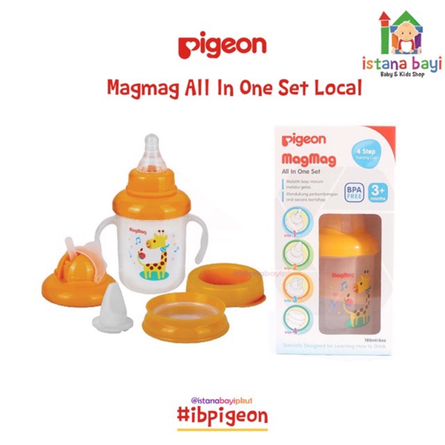 Pigeon Mag Mag All in 1 Training Cup - Botol minum Anak