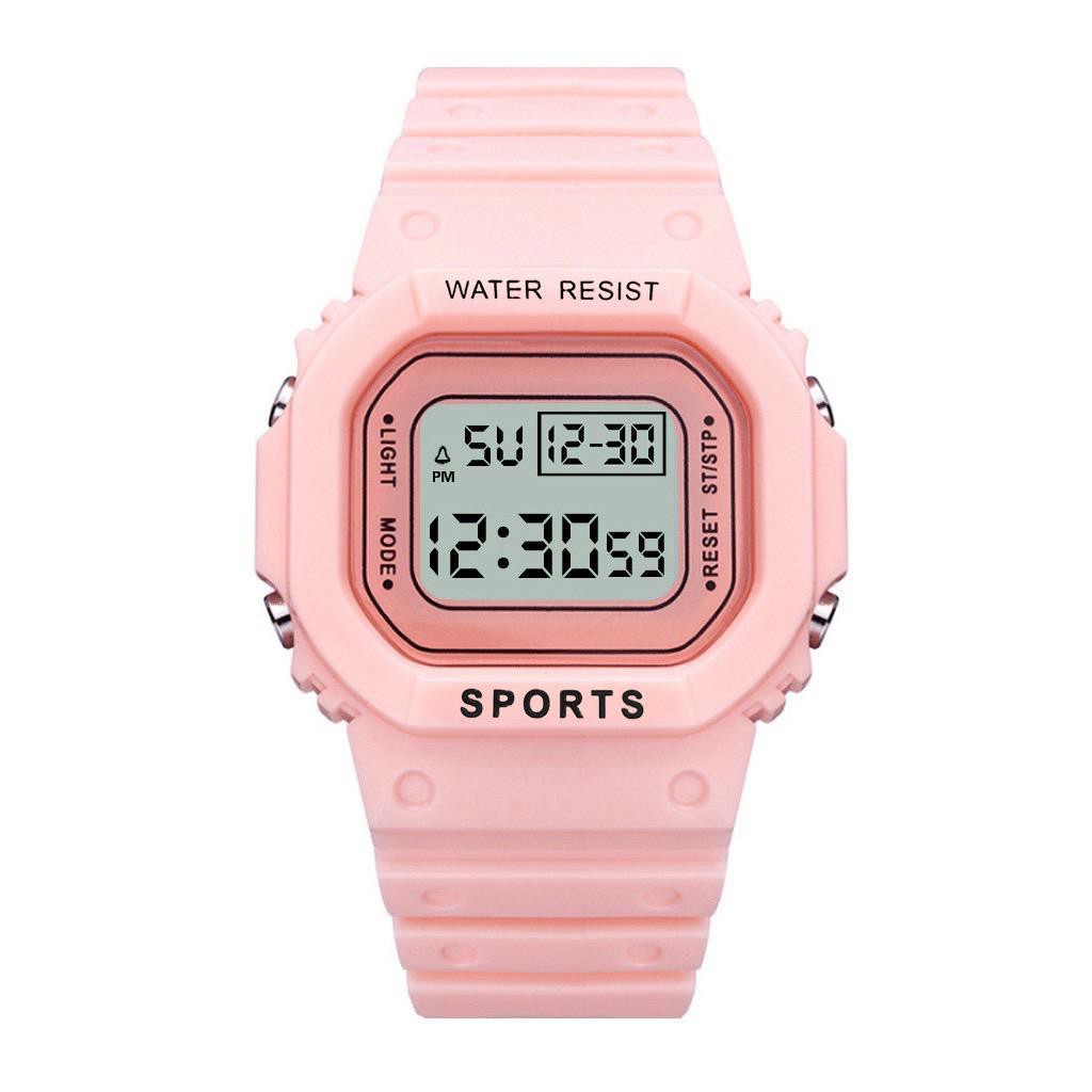 JAM TANGAN RUBBER DIGITAL SEGI GROSIR MURAH KARET SPORT LED PRIA WANITA COUPLE M121