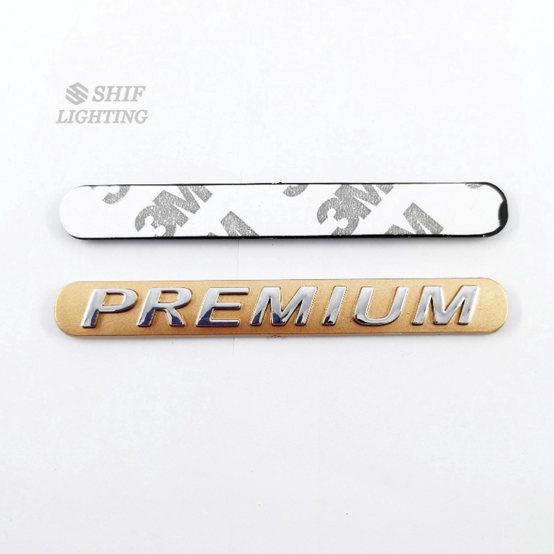 1pc Stiker Emblem Premium Pengganti Bahan Abs Untuk Mobil Universal