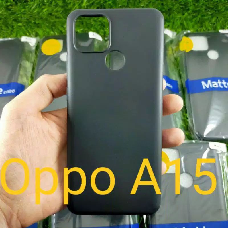 softcase balckmtt Oppo A15/silikon hp Oppo A15/casing Oppo A15/kondom hp Oppo A15
