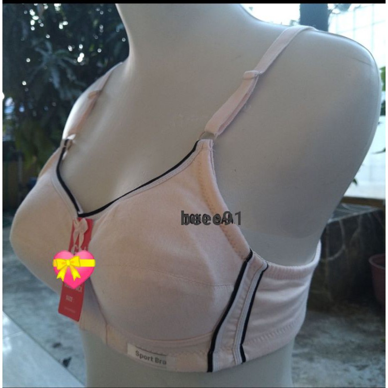 6 Pcs Bh FELLICIA | 1601 / SPORT BRA Remaja Lis Samping#77#