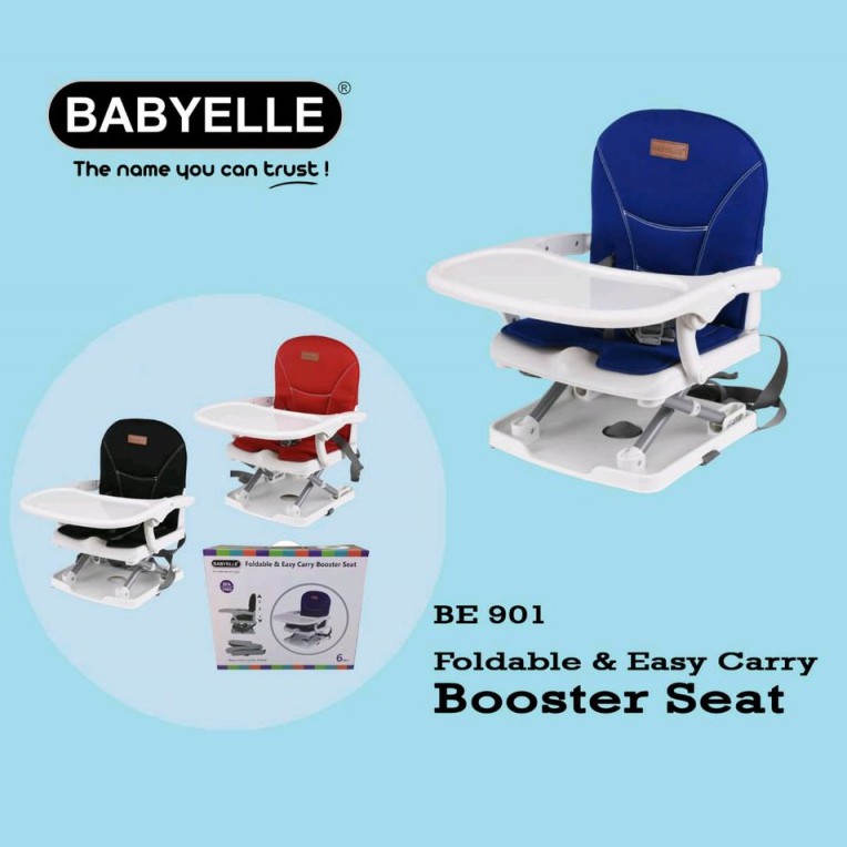 Babyelle BE901 Foldable &amp; Easy Carry Booster Seat Breeze 6M+