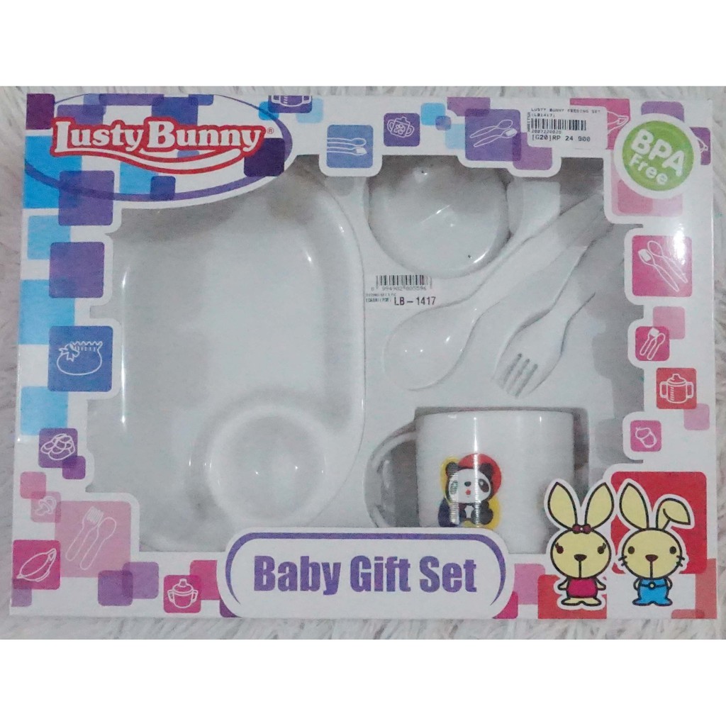 Lusty Bunny Feeding Set LB1417 Giftbox