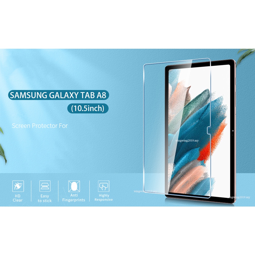 2pcs Pelindung Layar Tempered Glass Anti Gores Untuk Samsung Galaxy Tab A8 10.5 2021 SM-X200 SM-X205