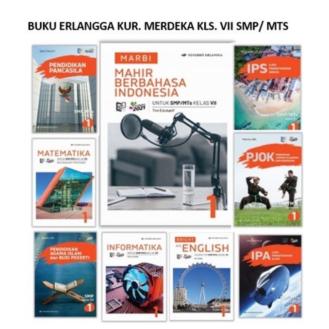 Buku PJOK Erlangga [ Kurikulum MERDEKA ] SMP Kls.VII