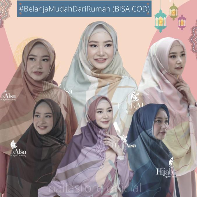 Hijab Voal Jilbab Segiempat Syari Premium Square Kamila 140 x 140 cm
