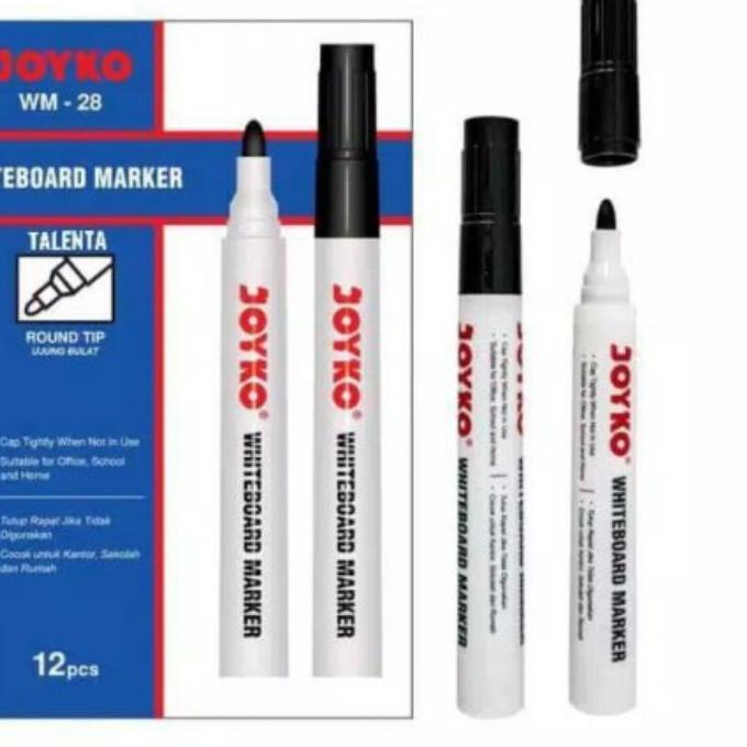 

WOW MURAH Spidol Whiteboard Joyko WM-28 ( 12 pcs ) UTS*