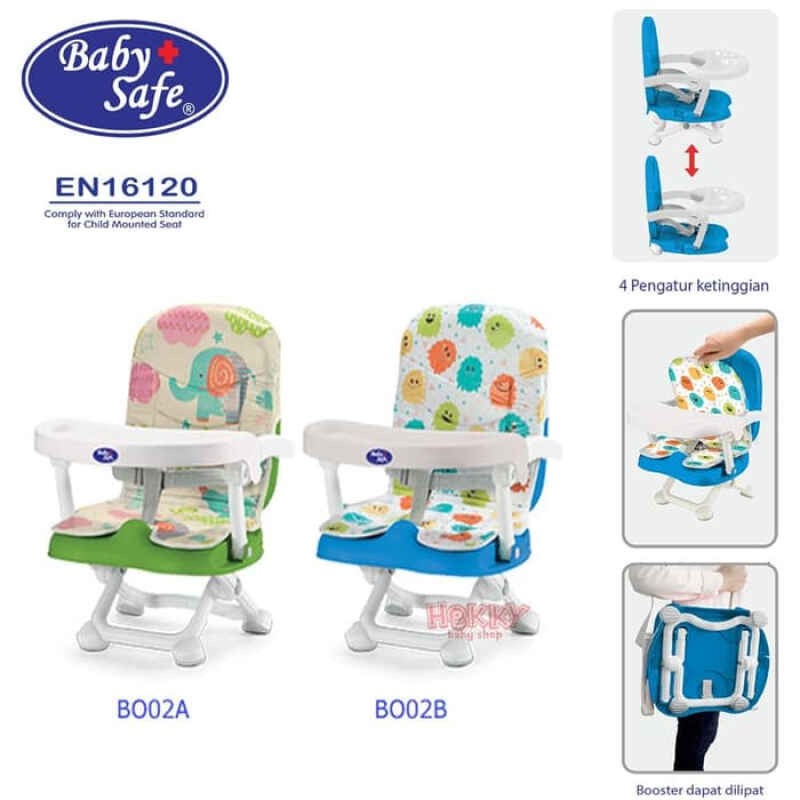 Baby Safe Booster Seat BO02A / Kursi Makan Bayi (Tersedia varian warna)