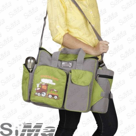 Tas Bayi Besar Snobby Double Saku Tbsd Amazing Gray TPT7904 TPT 7904