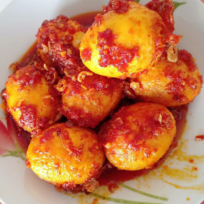 

Telur Balado/Makanan Pedas/Makanan Enak/Masakan Rumahan