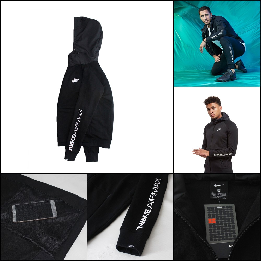 Jaket Hoodie Pria Nike Air Max grade ori | Jaket Sunmori fleece semi Parasut