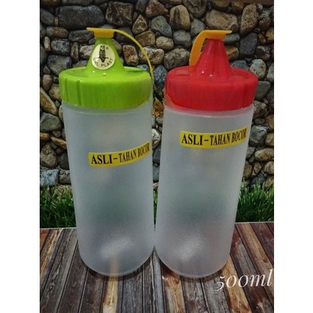 Botol Kecap Owl 500ML | Botol Saos Sambal Kecil - Botol Sambal Plastik