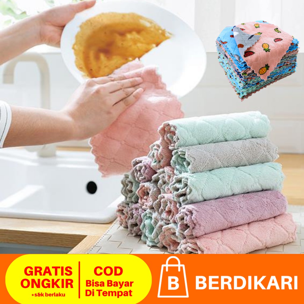 Kain Lap Microfiber Anti Minyak