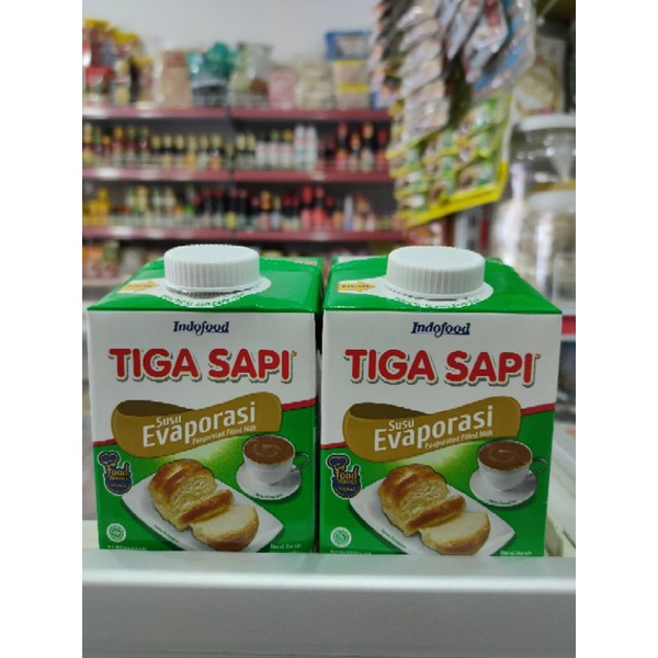 

Indofood Tiga Sapi Susu Evaporasi 500gr