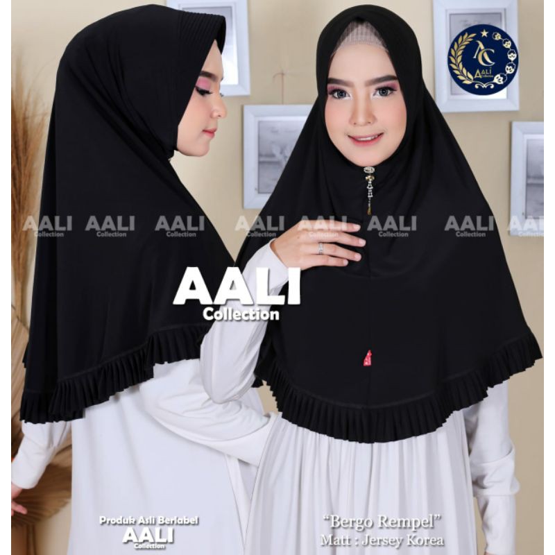 Aali Collection Jilbab Rempel Jersy Korea