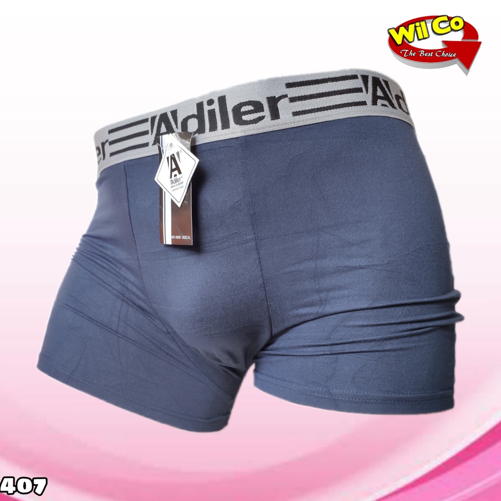 K407 - CELANA DALAM PRIA BOXER ADILER SIZE M - XXXL HARGA PER 1 PCS