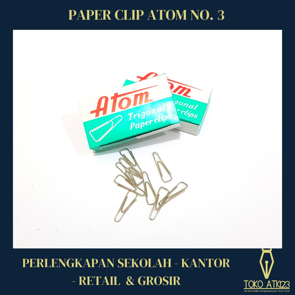 Paper Clip / Trigonal Clip Merk Atom No. 3