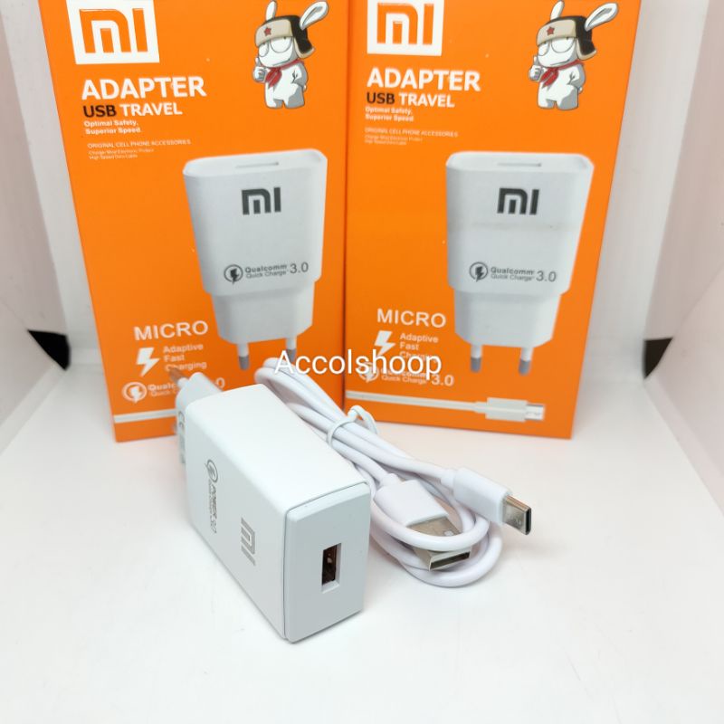 Charger Xiaomi Fast Charging Type C ORIGINAL Qualcomm Quick Charger 3.0