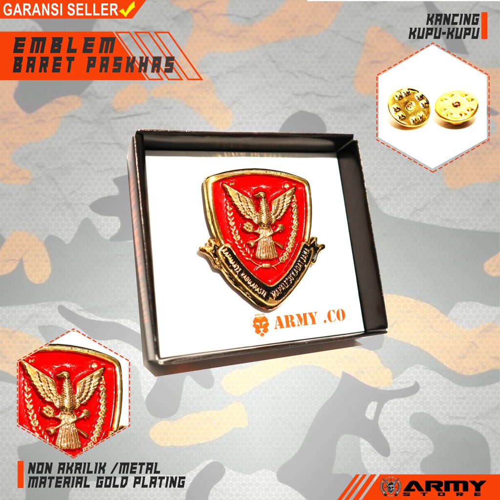 Jual Emblem Baret Kopasgat Tni Au Shopee Indonesia