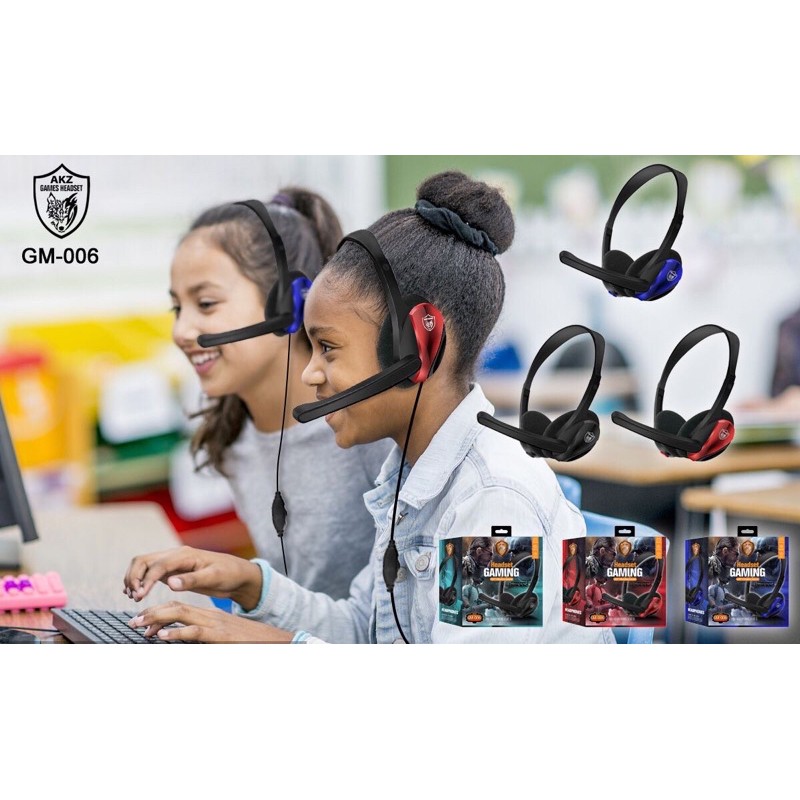 HEADPHONE BANDO GAMING TYPE GM-006 SUPERBASS FOR HP/LAPTOP/PC