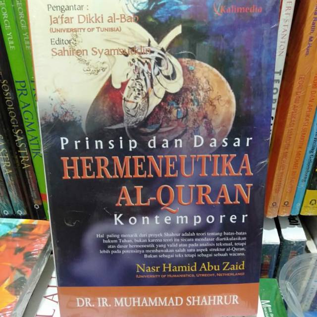 Jual Buku Prinsip Dan Dasar Hermeneutika Al-quran Kontemporer | Shopee ...