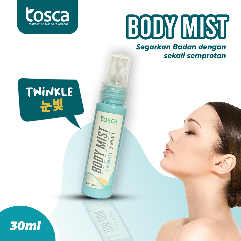 TOSCA Body Mist Cool and Fresh Eau De Cologne 30ml Parfum Spray Pengharum Badan