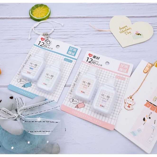 

Hemat Correction Tape Yogurt Milk Isi 2 Hemat